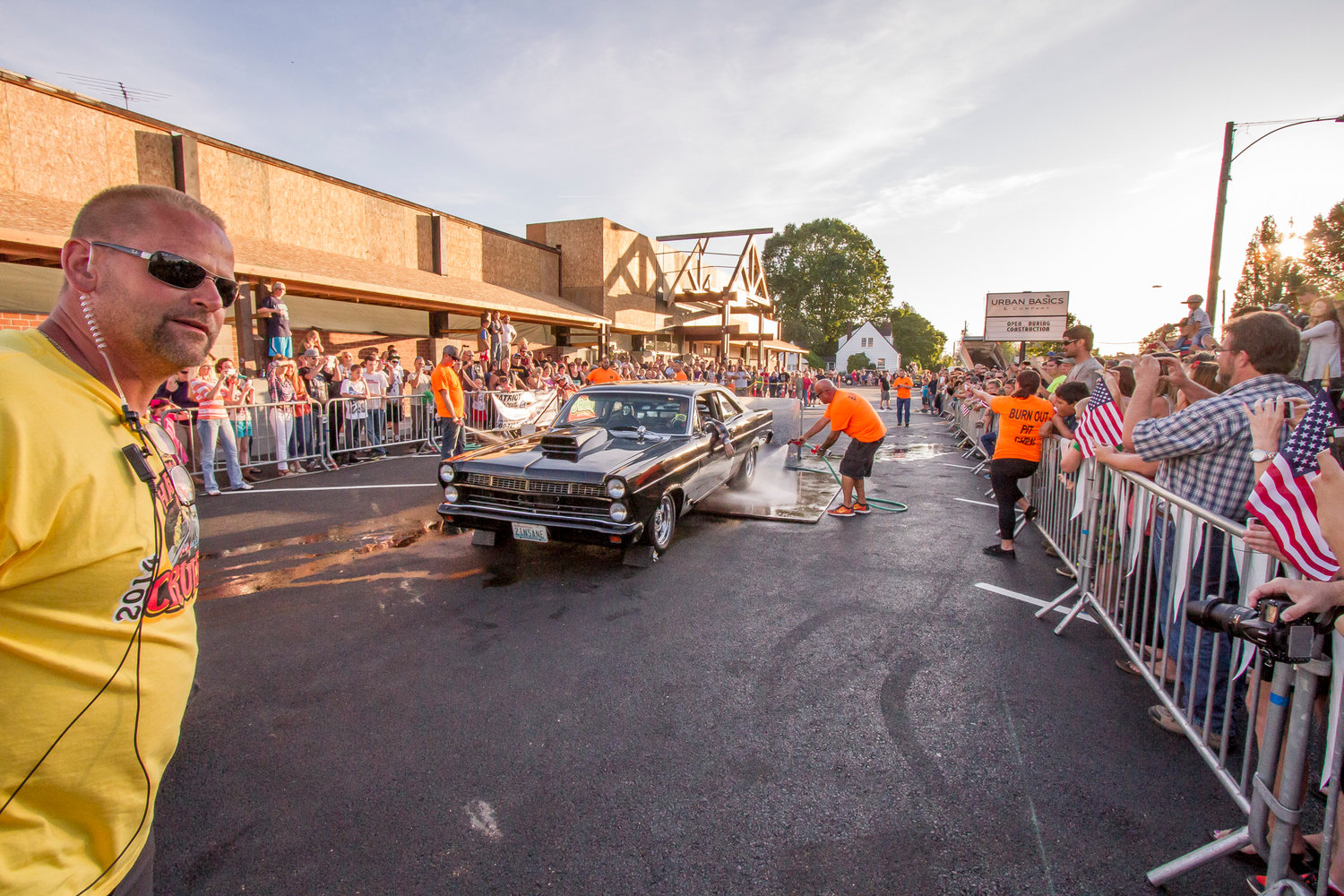 Harvest Nights Car Cruise organizers will honor the late Gary Livingston, front left, at this year’s event. Livingston helped establish the annual cruise in Battle Ground